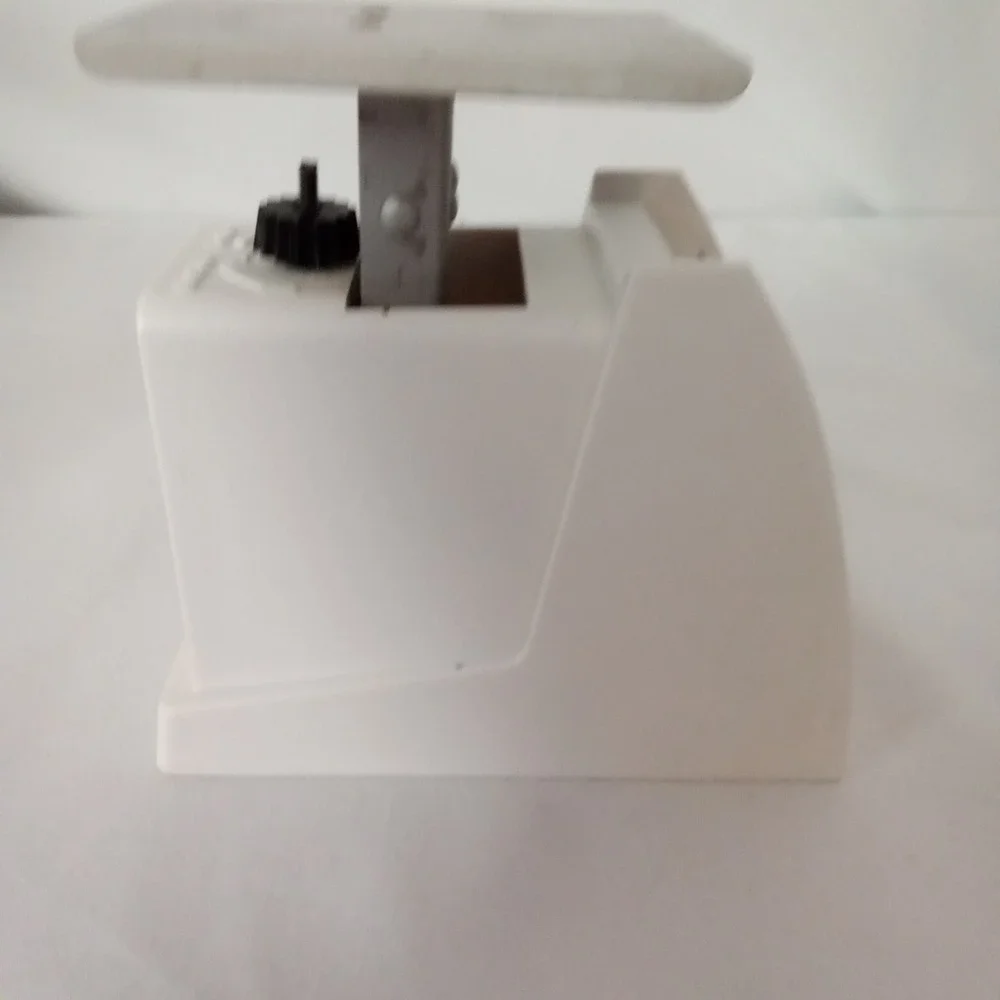 Sunbeam Dietetic Scale Model 160-1 Vintage White Mechanical Food Scale 16oz 500g